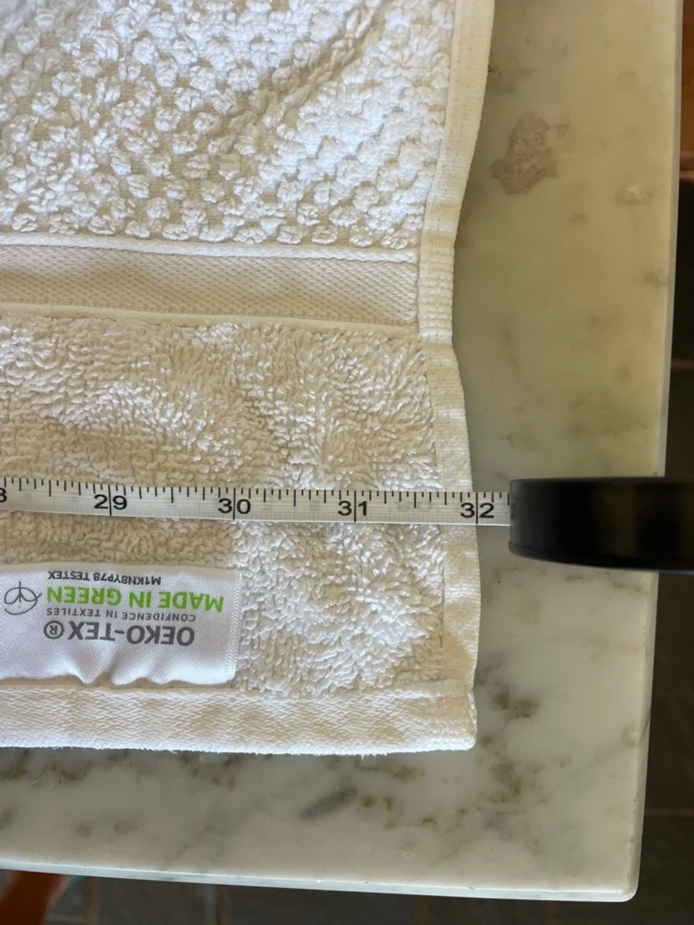 THRESHOLD White Cotton Waffle Weave Bath Sheets Set of 2